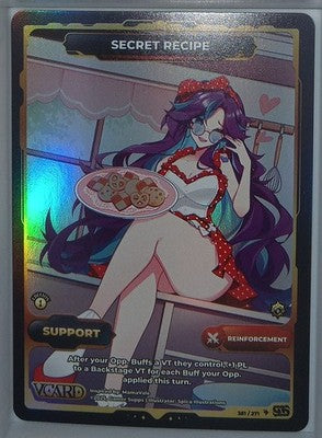 VCard Divine Chaos 1st Edition - Secret Rare Secret Recipe