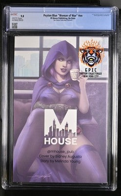 M House Peyton Blue #1 CGC 9.8 Epic Nation Collectibles Edition B Virgin Raven