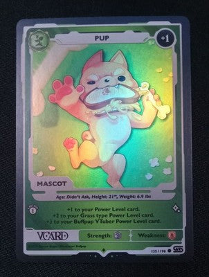 GamerSupps VCard Rising Stars 1st Edition - Pup Holo Mascot - 135/190