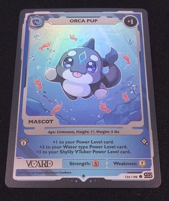 GamerSupps VCard Rising Stars 1st Edition - Orca Pup Holo Mascot - 134/190