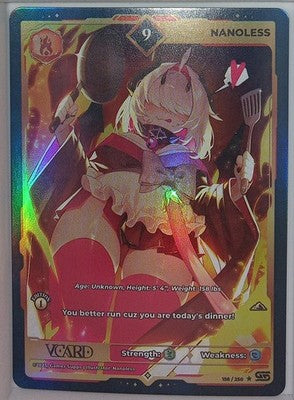 VCard Awakened Worlds - 1st Edition - Rare Power 9 Nanoless Holo