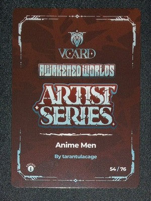 VCard Awakened Worlds 1st Edition Artist Series Box Topper Press Your Luck