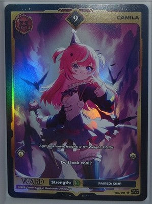 VCard Divine Chaos - 1st Edition - Rare Power 9 Holo Camila