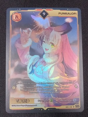 GamerSupps VCard Rising Stars 1st Edition - Rare Power 9 Punkalopi Holo 059/190