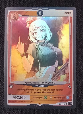 GamerSupps VCard Rising Stars 1st Edition - Power 8 FeFe Holo - 049/190