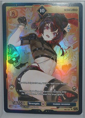 VCard Divine Chaos - 1st Edition - Ultra Rare Power 10 K9Kuro