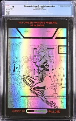 Flawless Universe Preview CGC 9.8 Raspberry Foil Edition B Final Fantasy Ltd 25