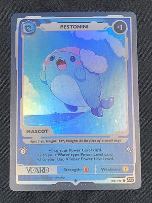 GamerSupps VCard Rising Stars 1st Edition - Pestonini Holo Mascot - 128/190