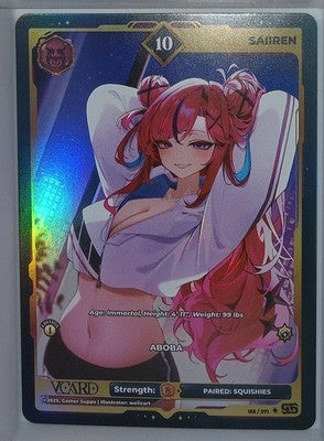 VCard Divine Chaos - 1st Edition - Ultra Rare Power 10 Saiiren