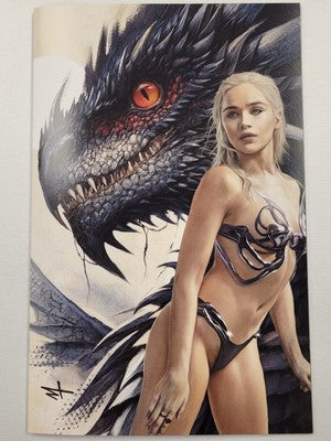 Duty Calls Girls #2 Mother of Dragons Cosplay Topless Virgin Variant Ltd to 60