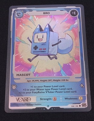 GamerSupps VCard Rising Stars 1st Edition - Bro Holo Mascot - 130/190