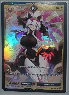 VCard Divine Chaos - 1st Edition - Ultra Rare Power 10 CyFy