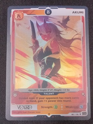 GamerSupps VCard Rising Stars 1st Edition - Power 8 Akumi Holo - 061/190