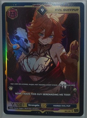VCard Divine Chaos - 1st Edition - Rare Power 9 Holo Buffpup