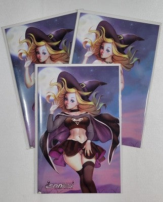 Flawless Universe Smoke #1 Dark Supergirl Witch Variant 3 Book Set