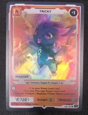 GamerSupps VCard Rising Stars 1st Edition - Tricky Holo Mascot - 148/190