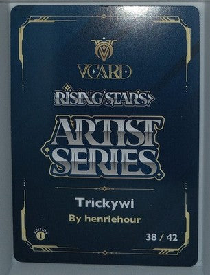 VCard Rising Stars 1st Edition - Artist Series Box Topper - Pharaoh Nephasis