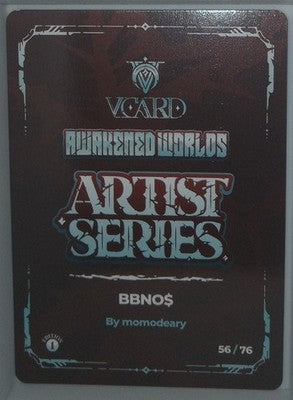 VCard Awakened Worlds 1st Edition Artist Series Box Topper Bibimbap