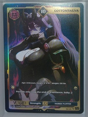 VCard Divine Chaos - 1st Edition - Ultra Rare Power 10 CottontailVA