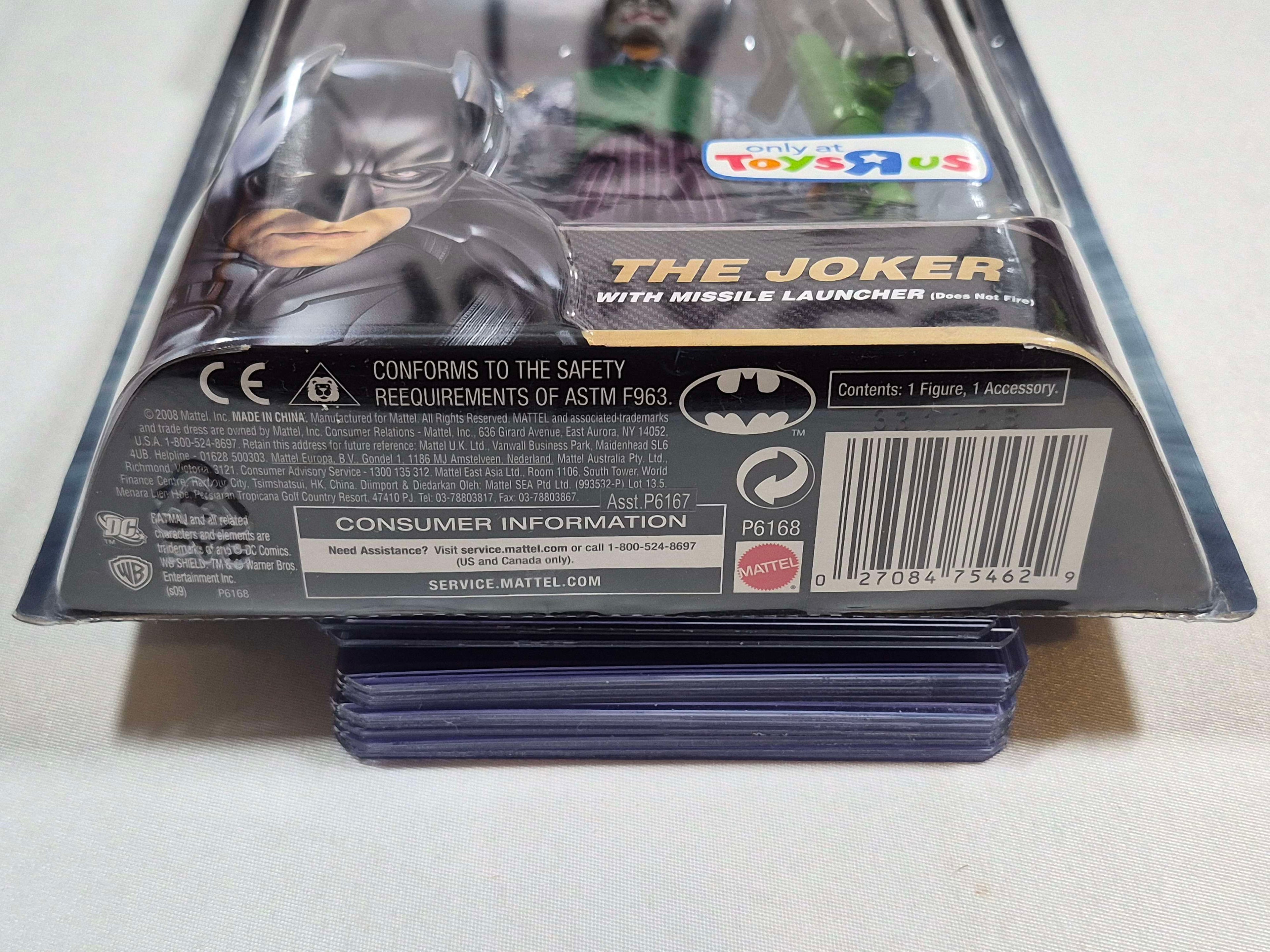 DC Comics The Dark Knight The Joker with Missile Launcher Toys R Us Exclusive