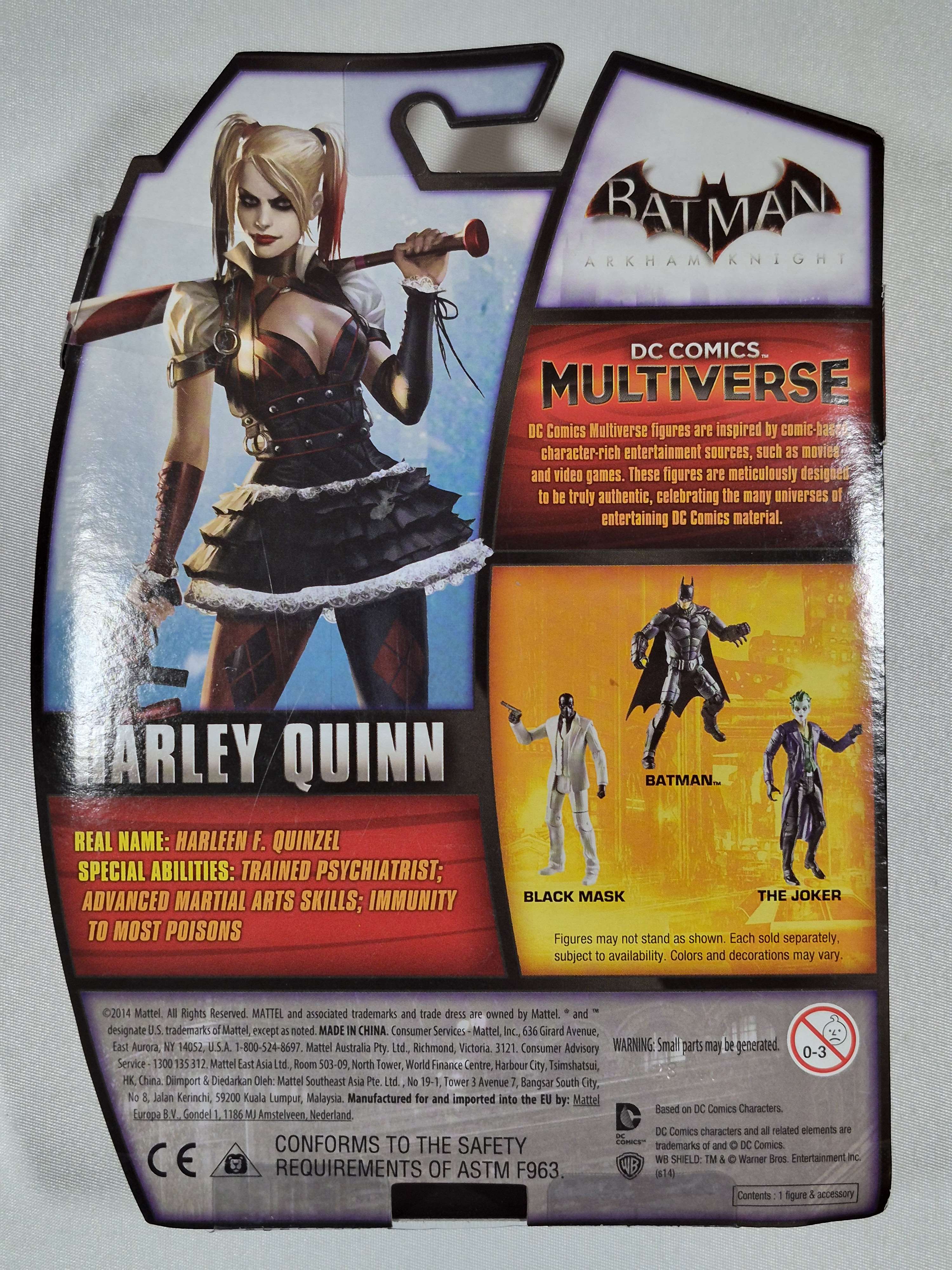 DC Comics Multiverse Batman Arkham Knight Harley Quinn 3.75”