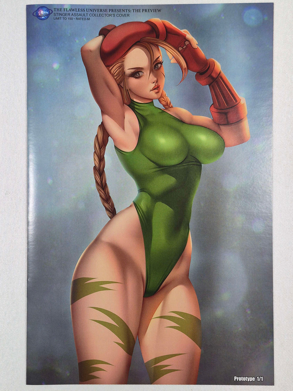 Flawless Universe Preview Prototype 1/1 Stinger Assault Collector's Cover Street Fighter Cammy