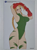 Flawless Universe Preview Prototype 1/1 Stinger Assault Mystical Collector's Cover Street Fighter Cammy