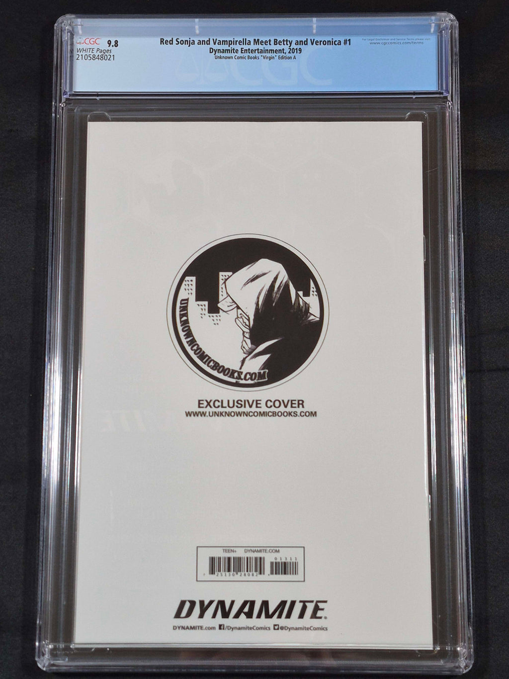 Red Sonja & Vampirella Meet Betty & Veronica #1 CGC 9.8 Unknown Comics Virgin Edition A
