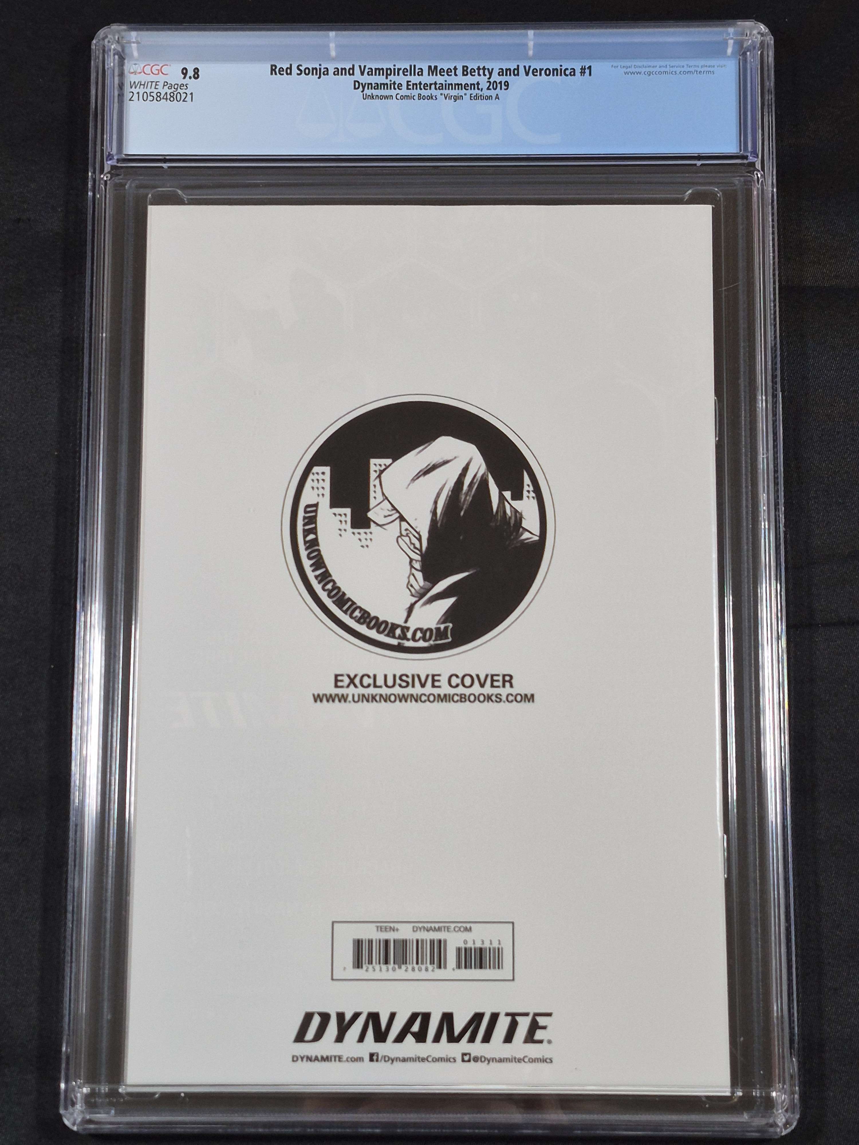 Red Sonja & Vampirella Meet Betty & Veronica #1 CGC 9.8 Unknown Comics Virgin Edition A