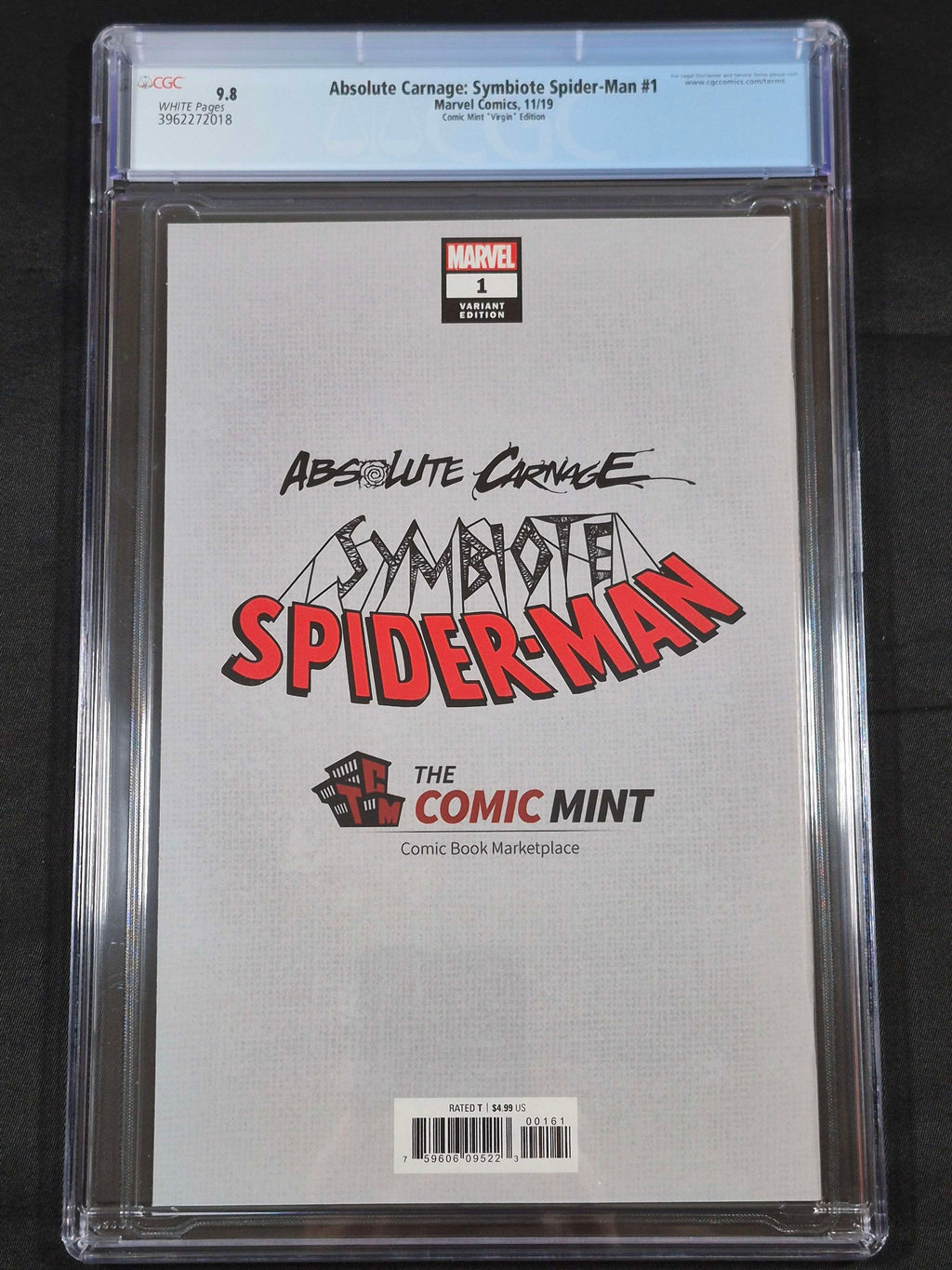 Absolute Carnage: Symbiote Spider-Man #1 CGC 9.8 Comic Mint Virgin Edition