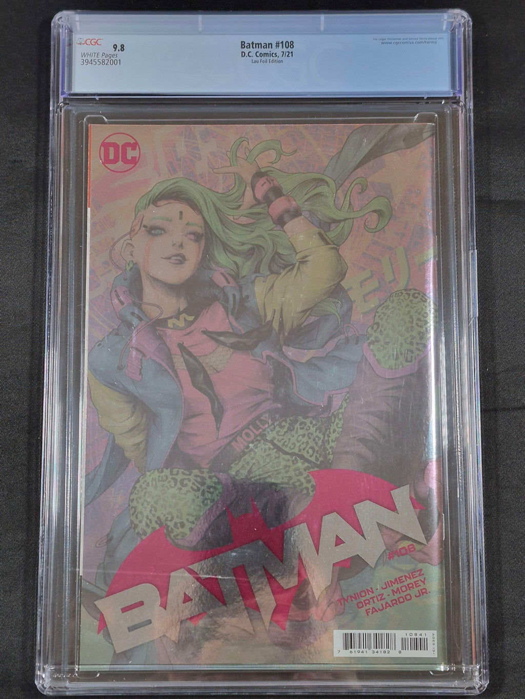 Batman #108 CGC 9.8 Lau Virgin Foil Edition 1st Appearance of Miracle Molly