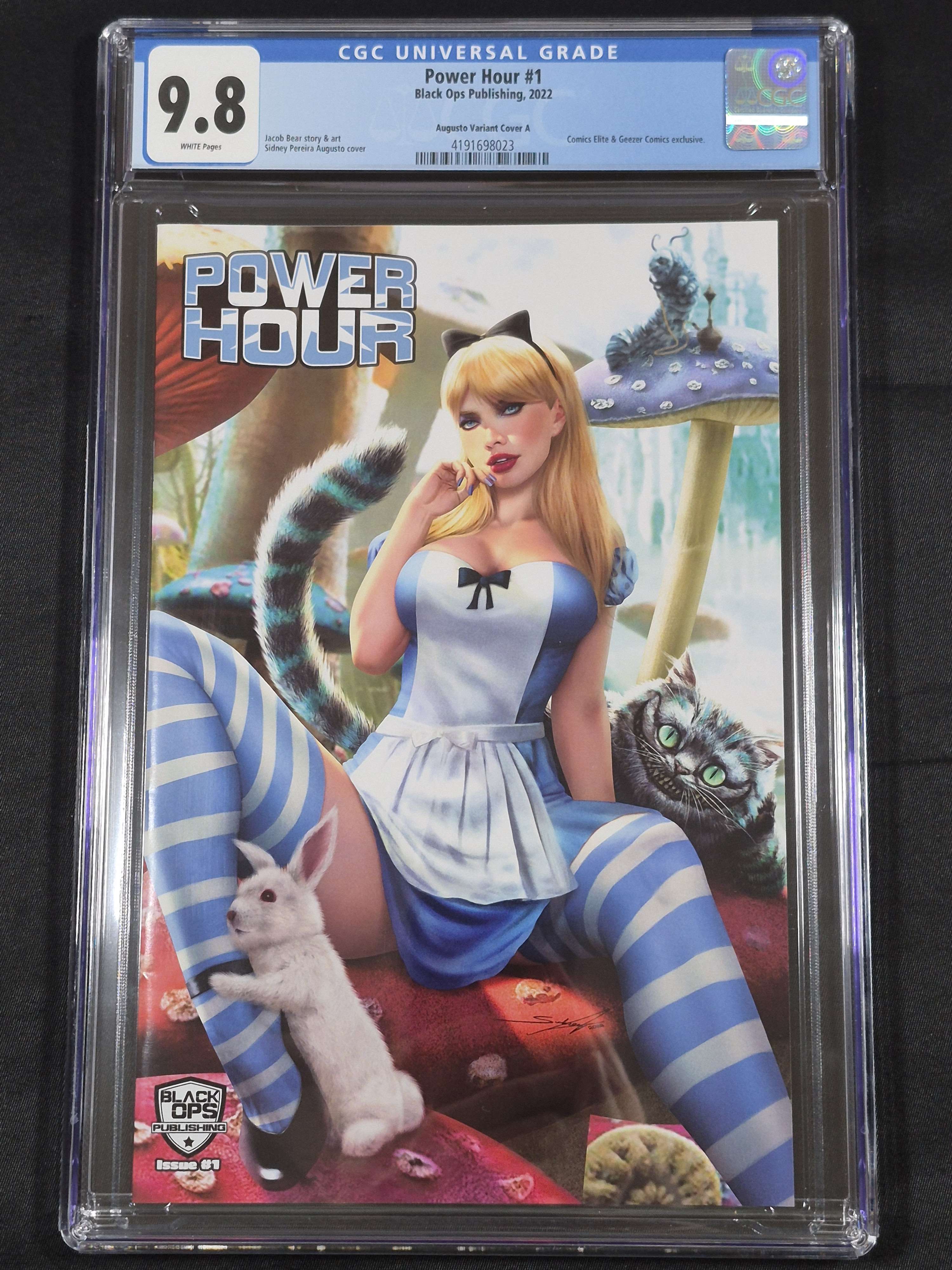 Power Hour #1 CGC 9.8 Augusto Variant Cover A Comics Elite/Geezer Comics Exclusive