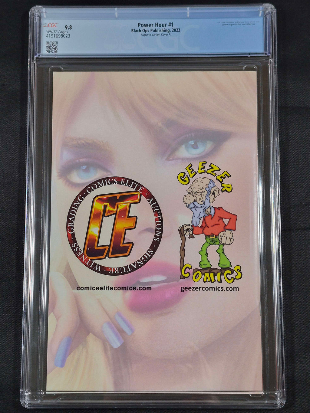 Power Hour #1 CGC 9.8 Augusto Variant Cover A Comics Elite/Geezer Comics Exclusive