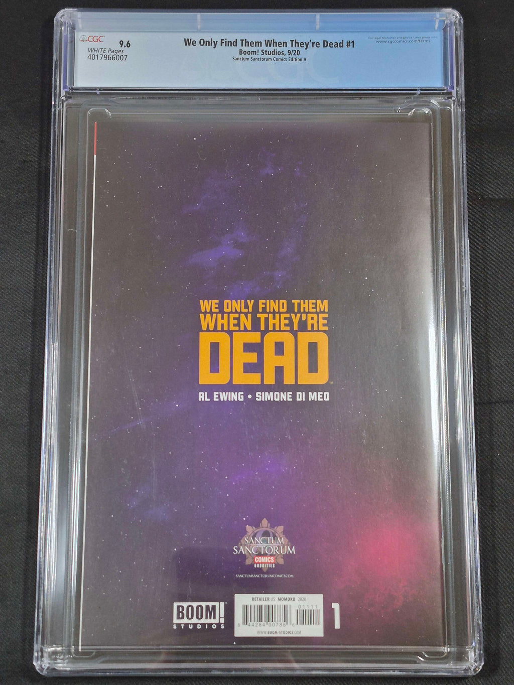 We Only Find Them When They're Dead #1 CGC 9.6 Sanctum Santorum Comics Glow in the Dark Edition