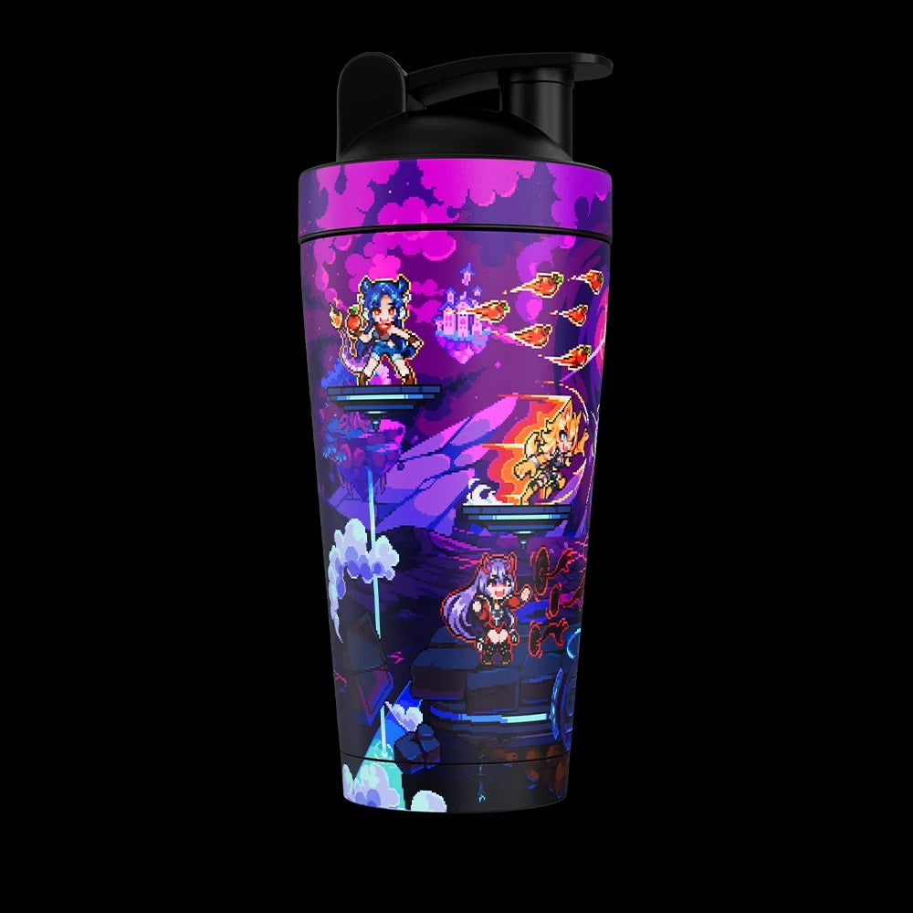 Gamersupps Pixel Cups: Smash Me Bro Metal Shaker