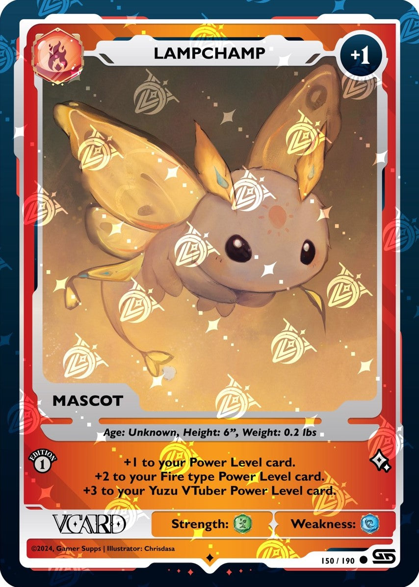 GamerSupps VCard Rising Stars 1st Edition - Lampchamp Holo Mascot - 150/190