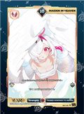 VCard Divine Chaos - 1st Edition - Ultra Rare Power 10 Maiden In Heaven