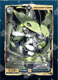 VCard Divine Chaos - 1st Edition - Ultra Rare Power 10 Space Invader Juniper