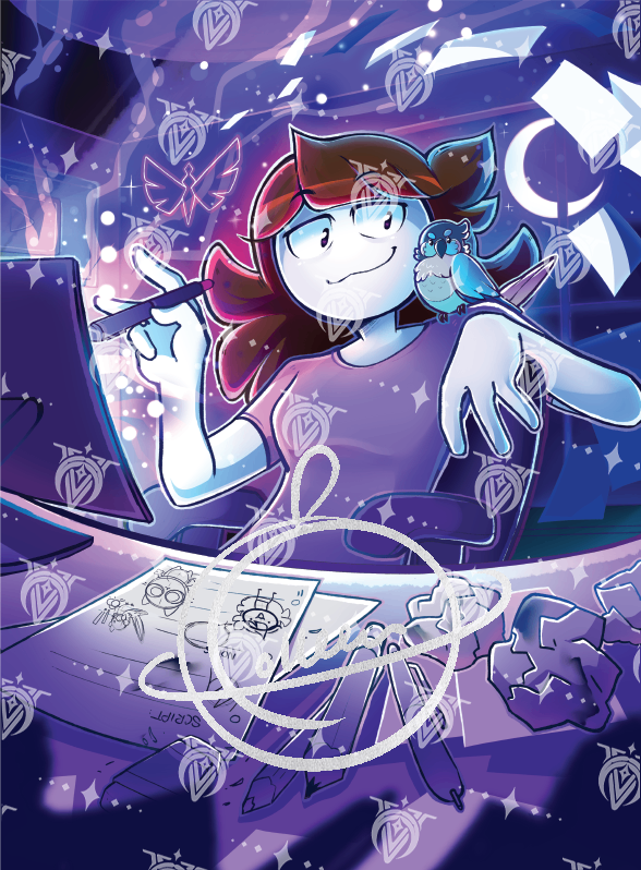VCard Divine Chaos 1st Edition - Artist Series Box Topper - Storyboard