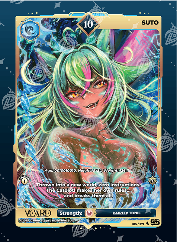 VCard Divine Chaos - 1st Edition - Ultra Rare Power 10 Suto