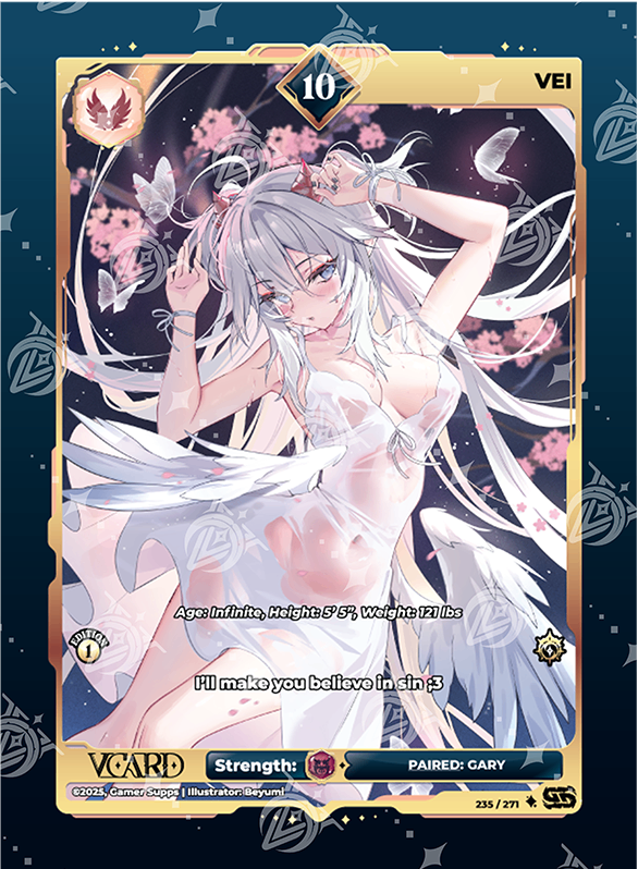 VCard Divine Chaos - 1st Edition - Ultra Rare Power 10 Vei