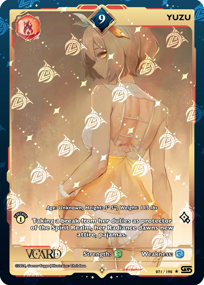 GamerSupps VCard Rising Stars 1st Edition - Rare Power 9 Yuzu - 071/190