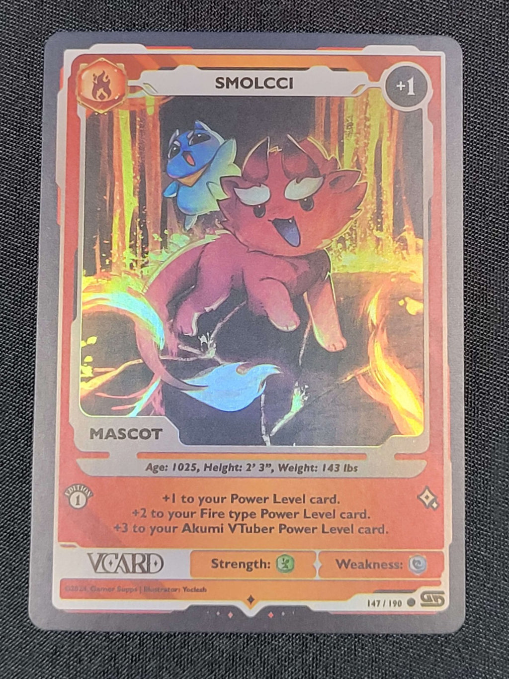 GamerSupps VCard Rising Stars 1st Edition - Smolcci Holo Mascot - 147/190