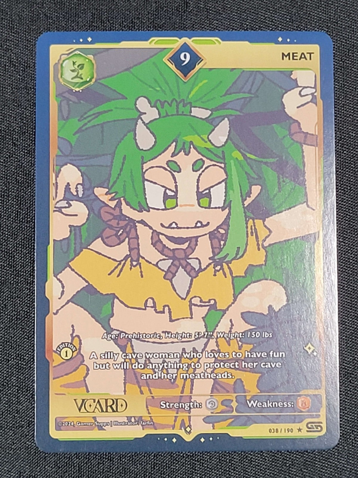 GamerSupps VCard Rising Stars 1st Edition - Rare Power 9 Meat - 038/190