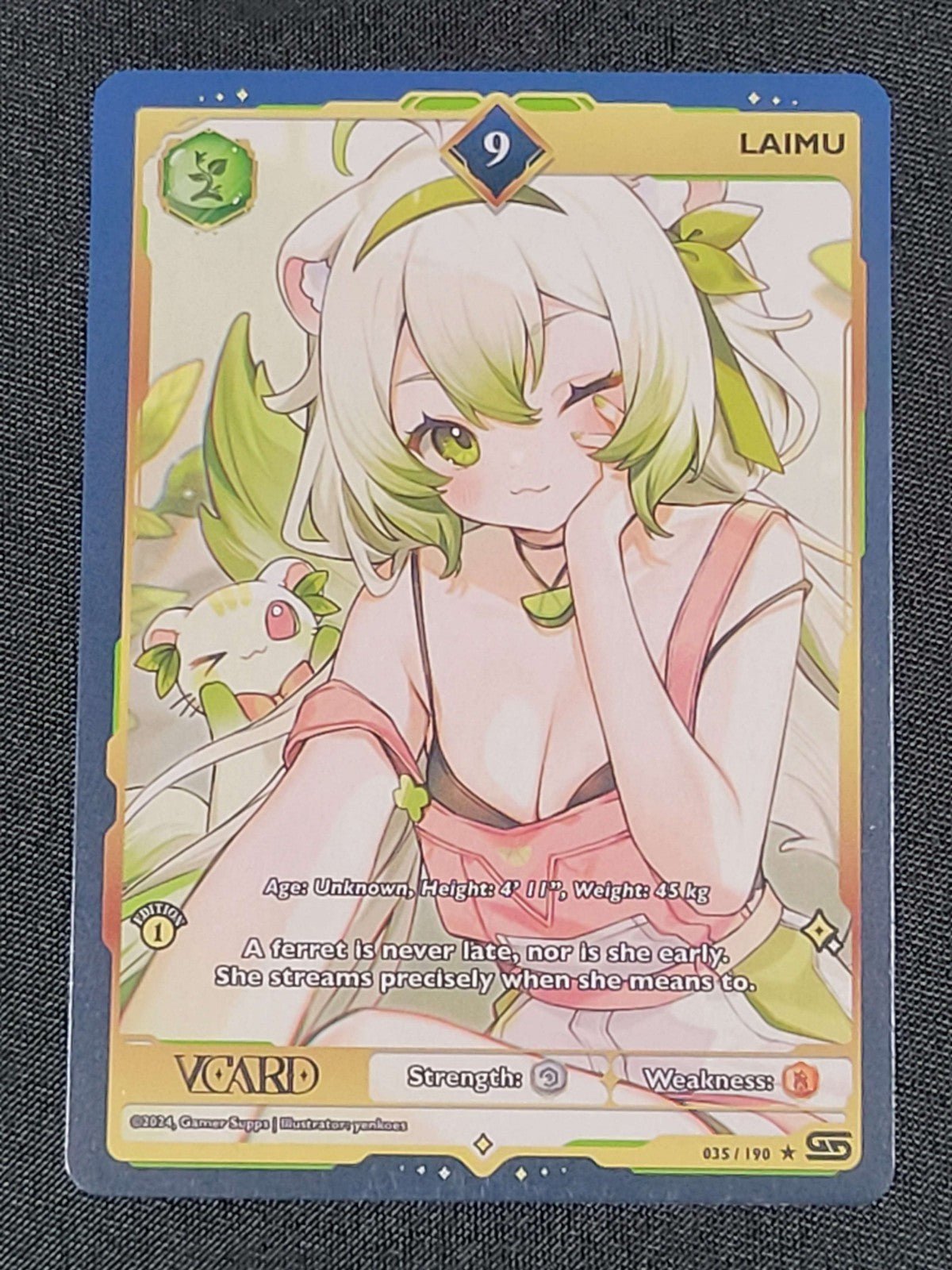 GamerSupps VCard Rising Stars 1st Edition - Rare Power 9 Laimu - 035/190